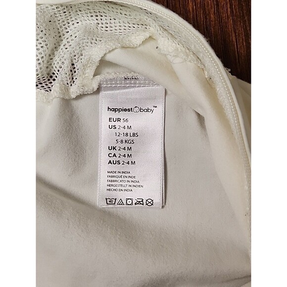 Happiest Baby SNOO Sleep Sack Swaddle Organic Cotton Unisex White Medium 2-4M - Picture 6 of 7